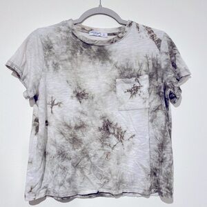 Super Soft Sage Tie dye baby pocket tee